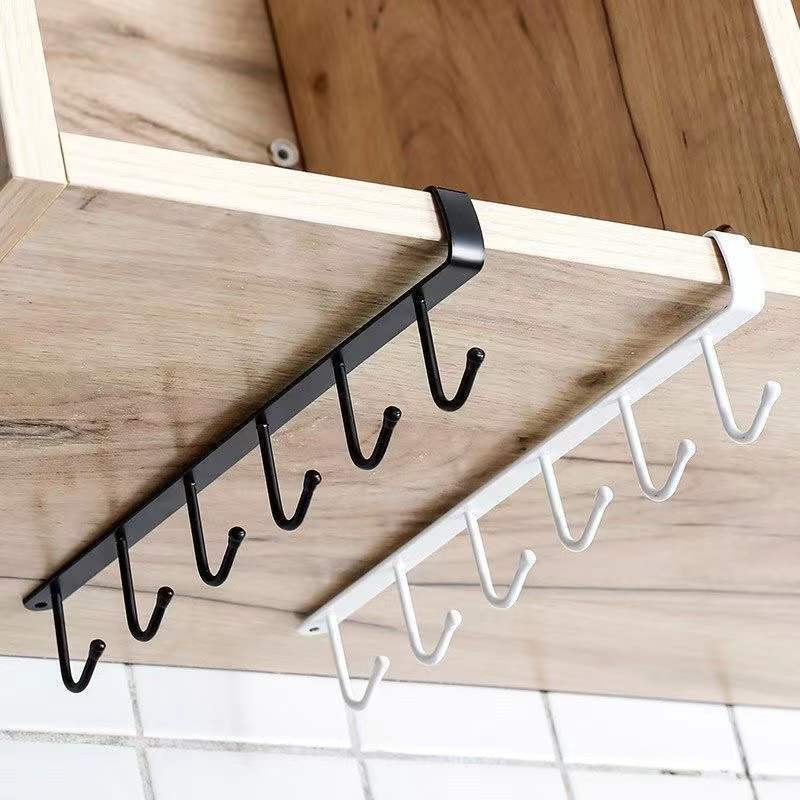 No-Drill Multi-Hook Organizer