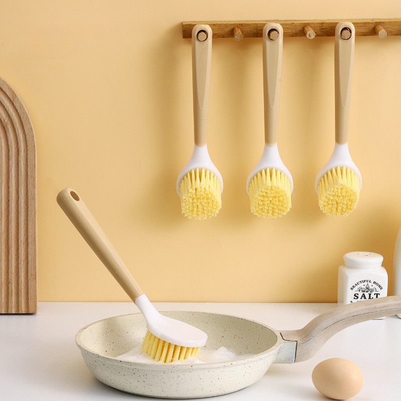 Long Handle Non-Stick Pan Brush (3-Pack)