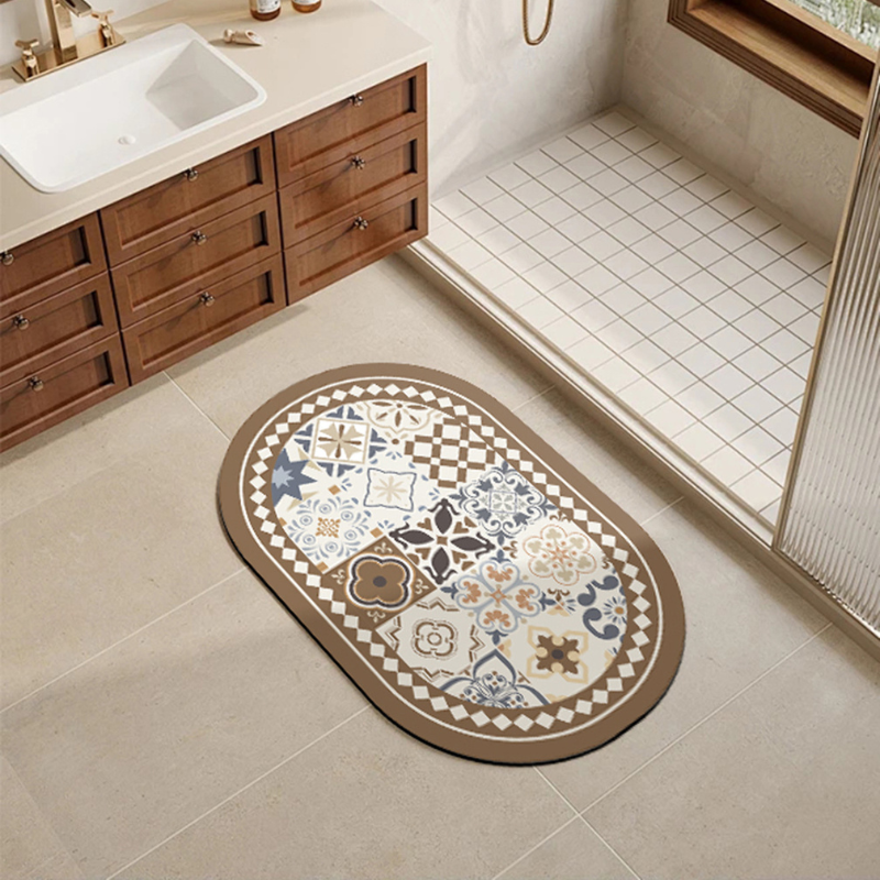 Old-World Luxe Bath Mat